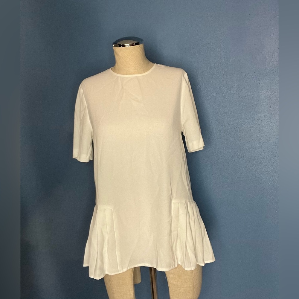 Zara white top